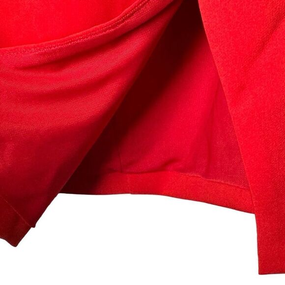 Michael Costello x REVOLVE Fabian Mini Dress in Red One Shoulder Minimalist L - Picture 9 of 14